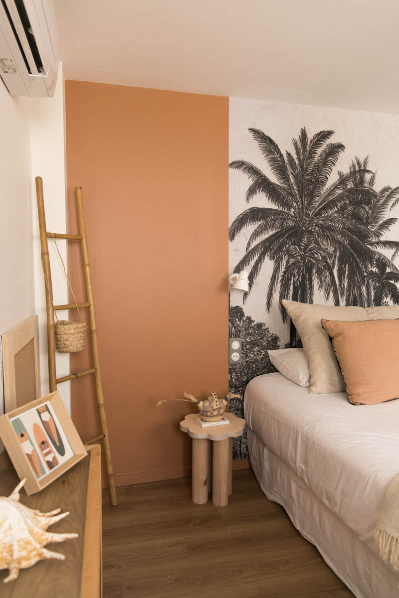 Table d'appoint FLEUR naturelle