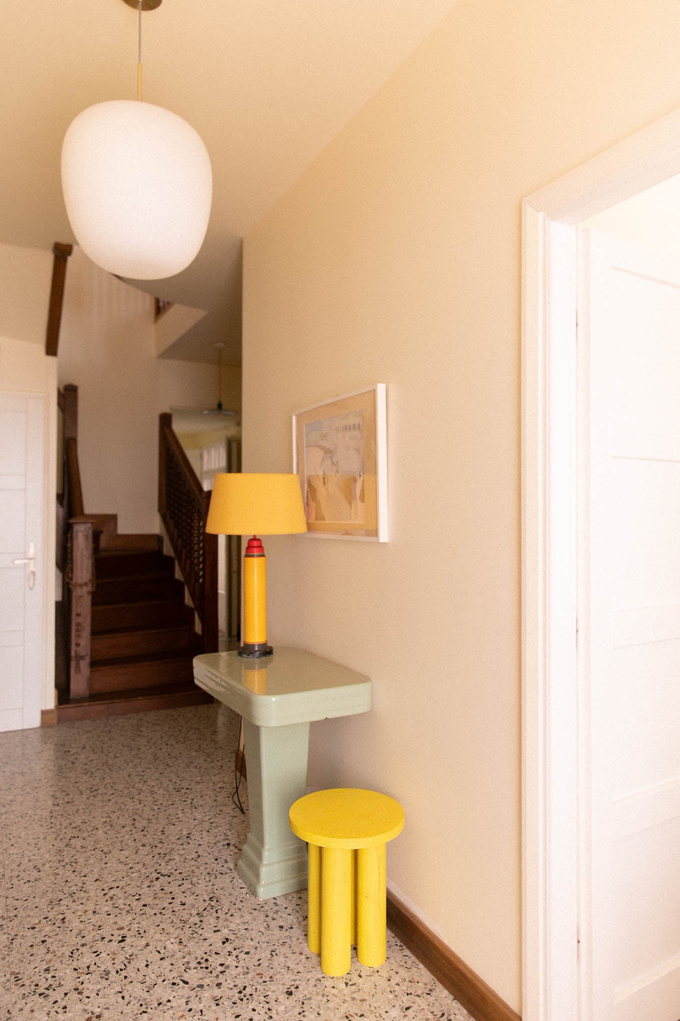 Table d'appoint BAOBAB colorée