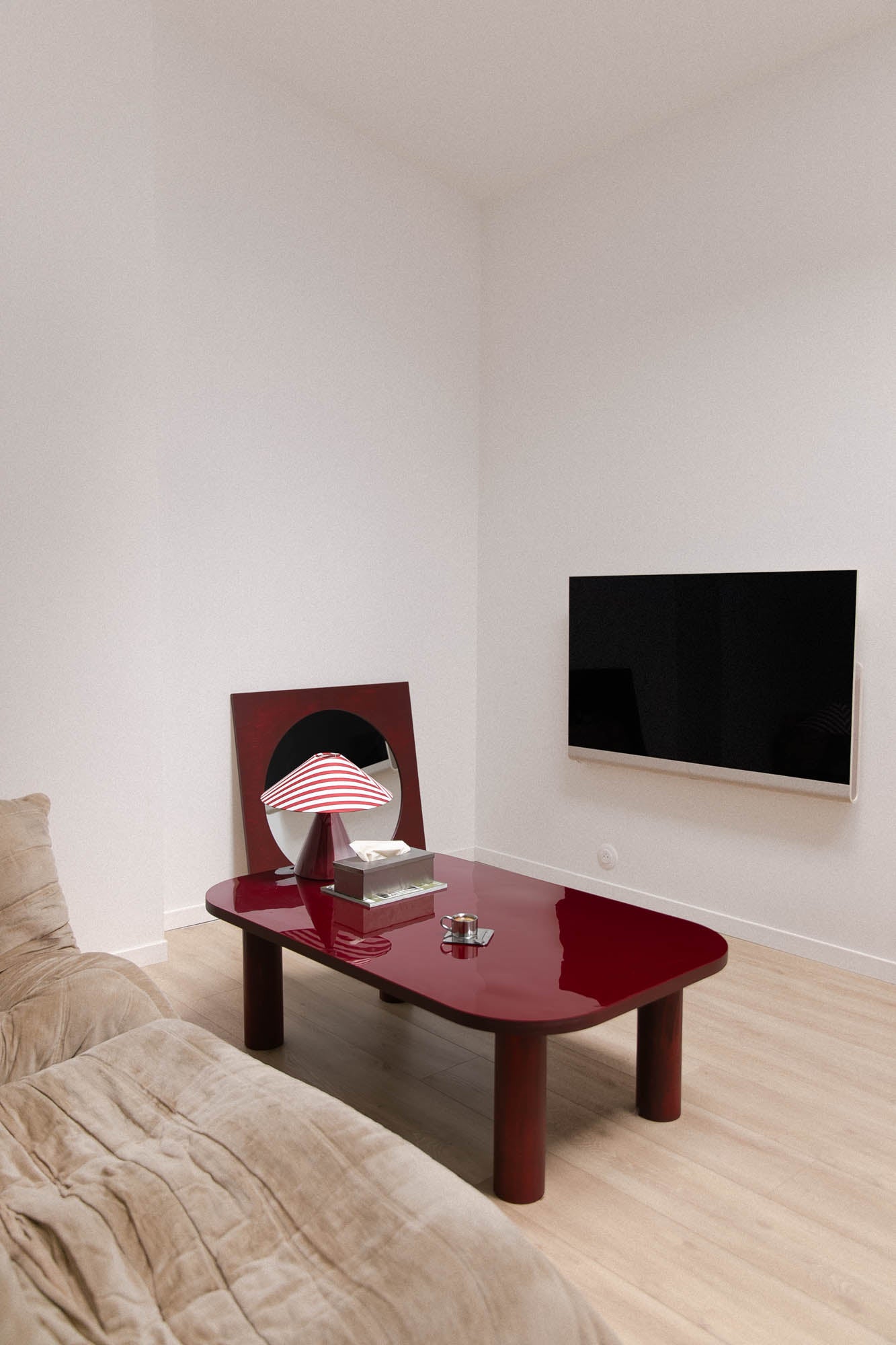 Grande table basse SEQUOIA résine