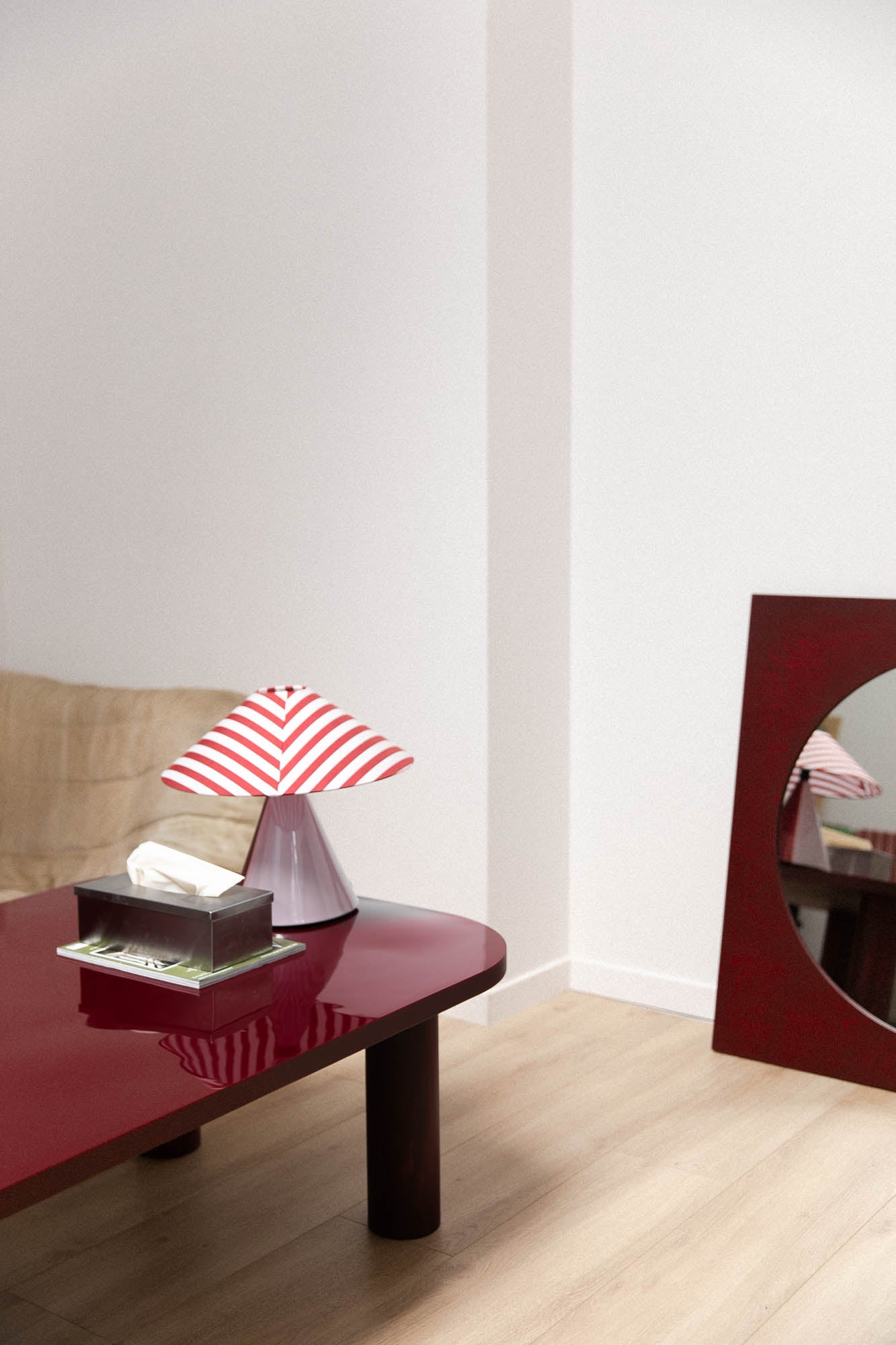 Grande table basse SEQUOIA résine