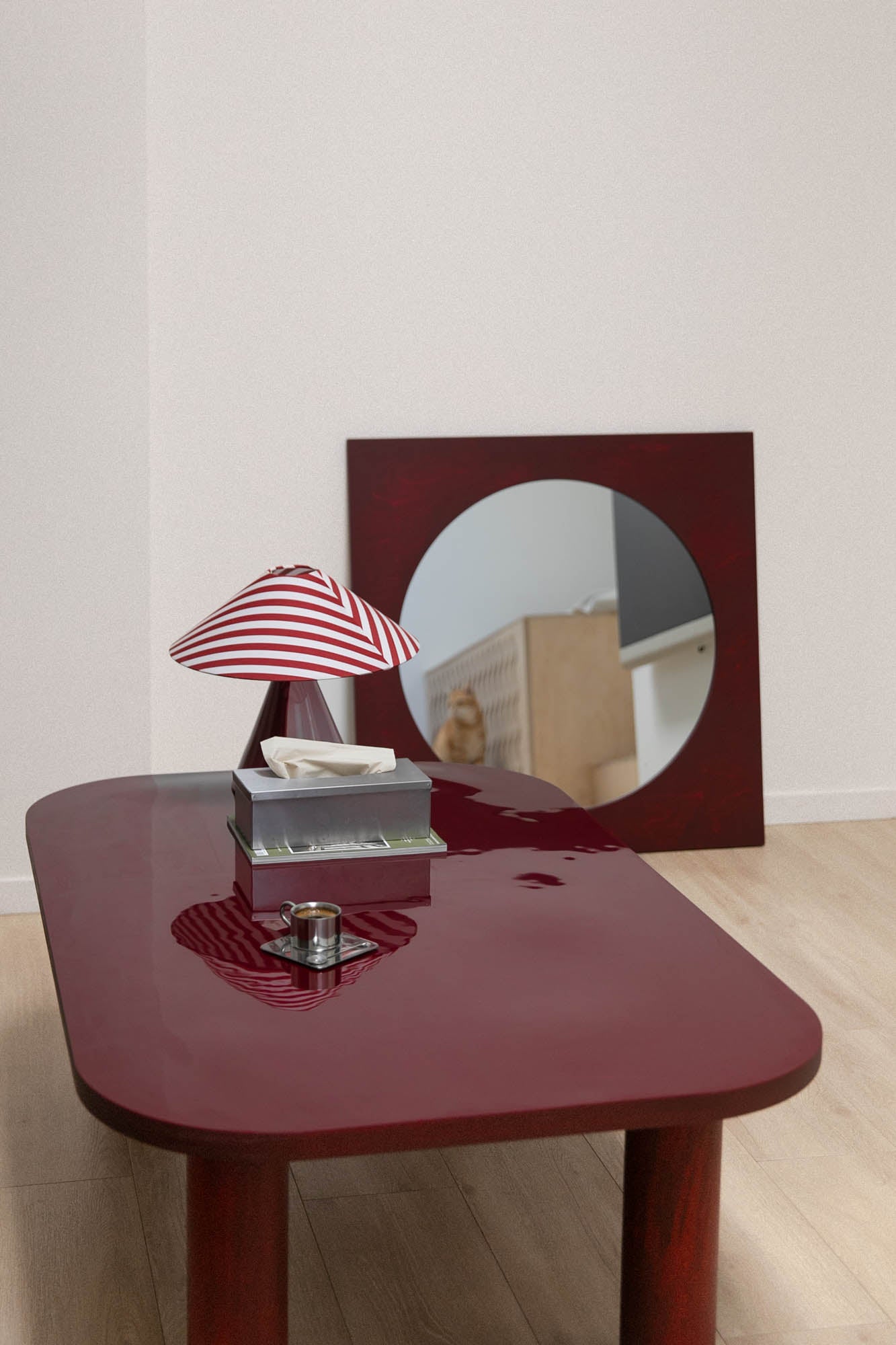 Grande table basse SEQUOIA résine