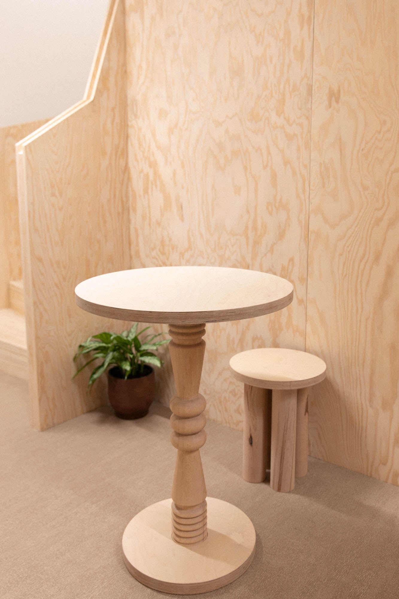 Table Bistrot TOTEM naturelle