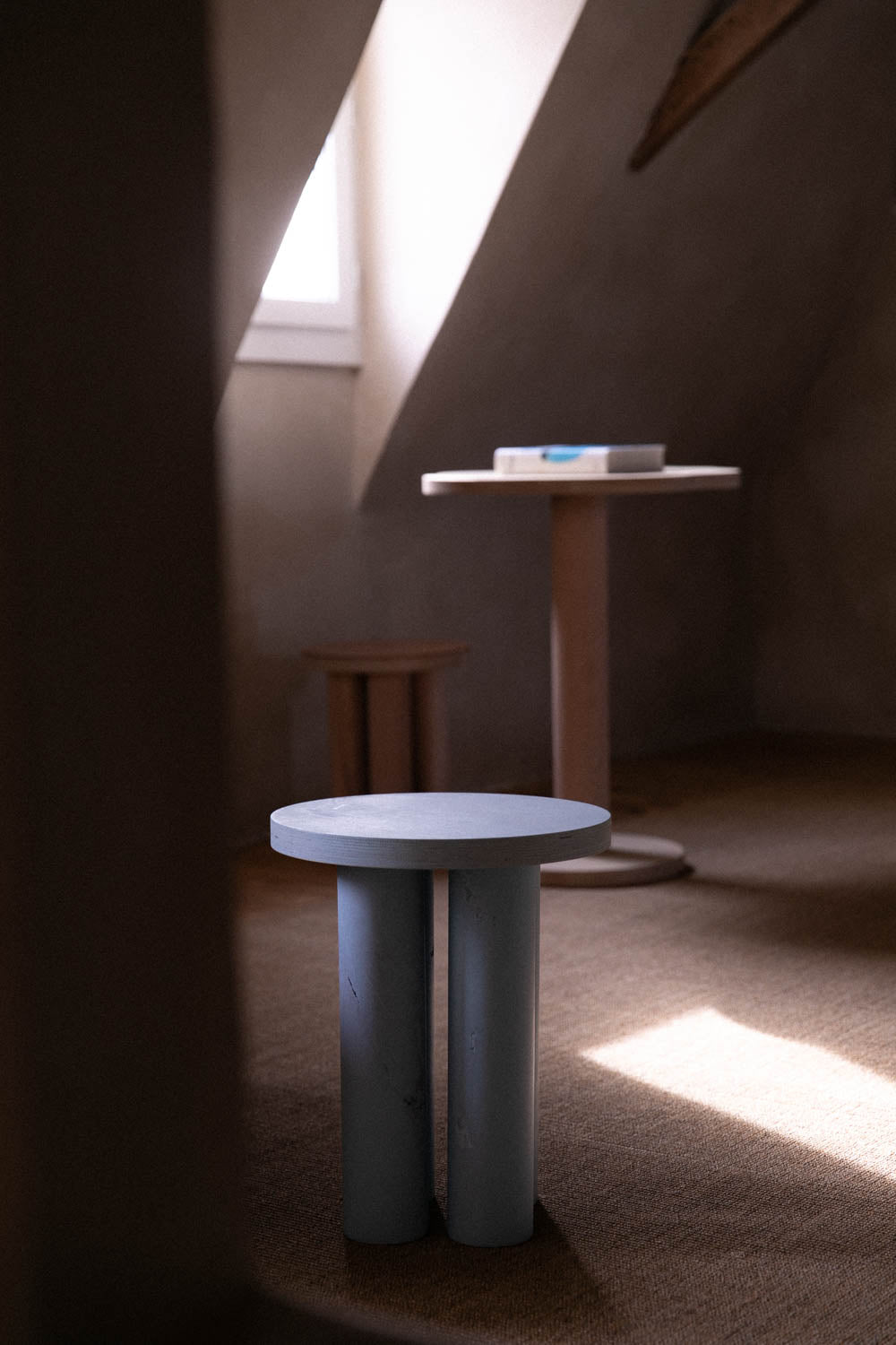 Table d'appoint BAOBAB colorée