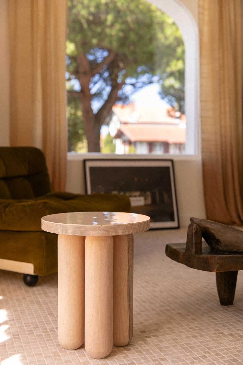 Tabouret BAOBAB résine