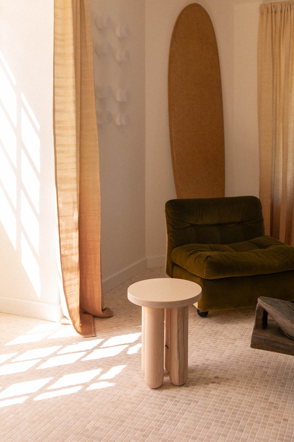 Tabouret BAOBAB résine