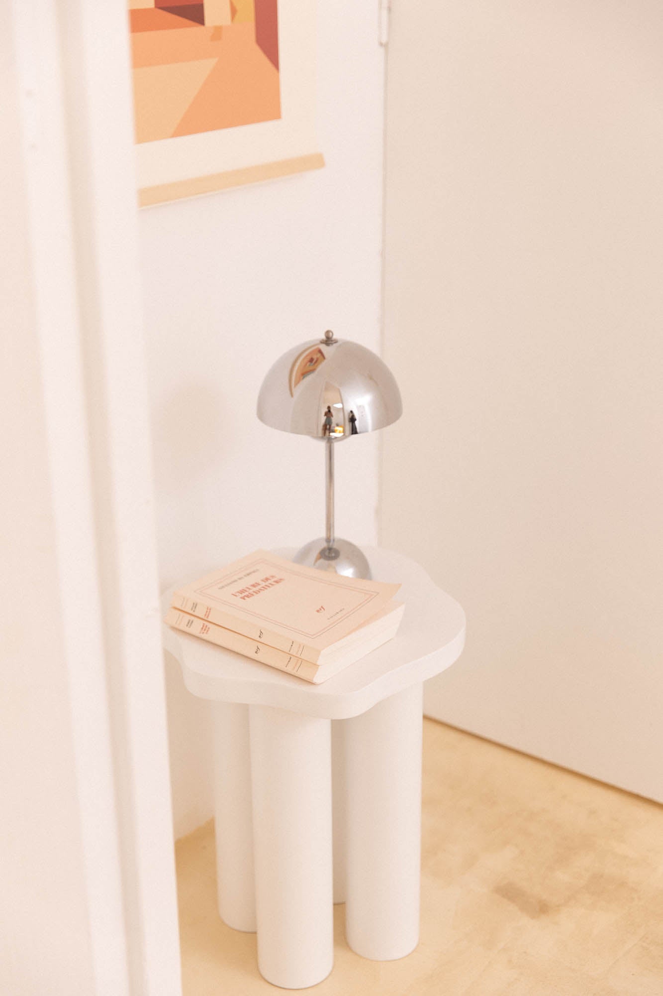 Table d'appoint NENUPHAR colorée