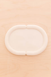 Oval shape pocket in jesmonite