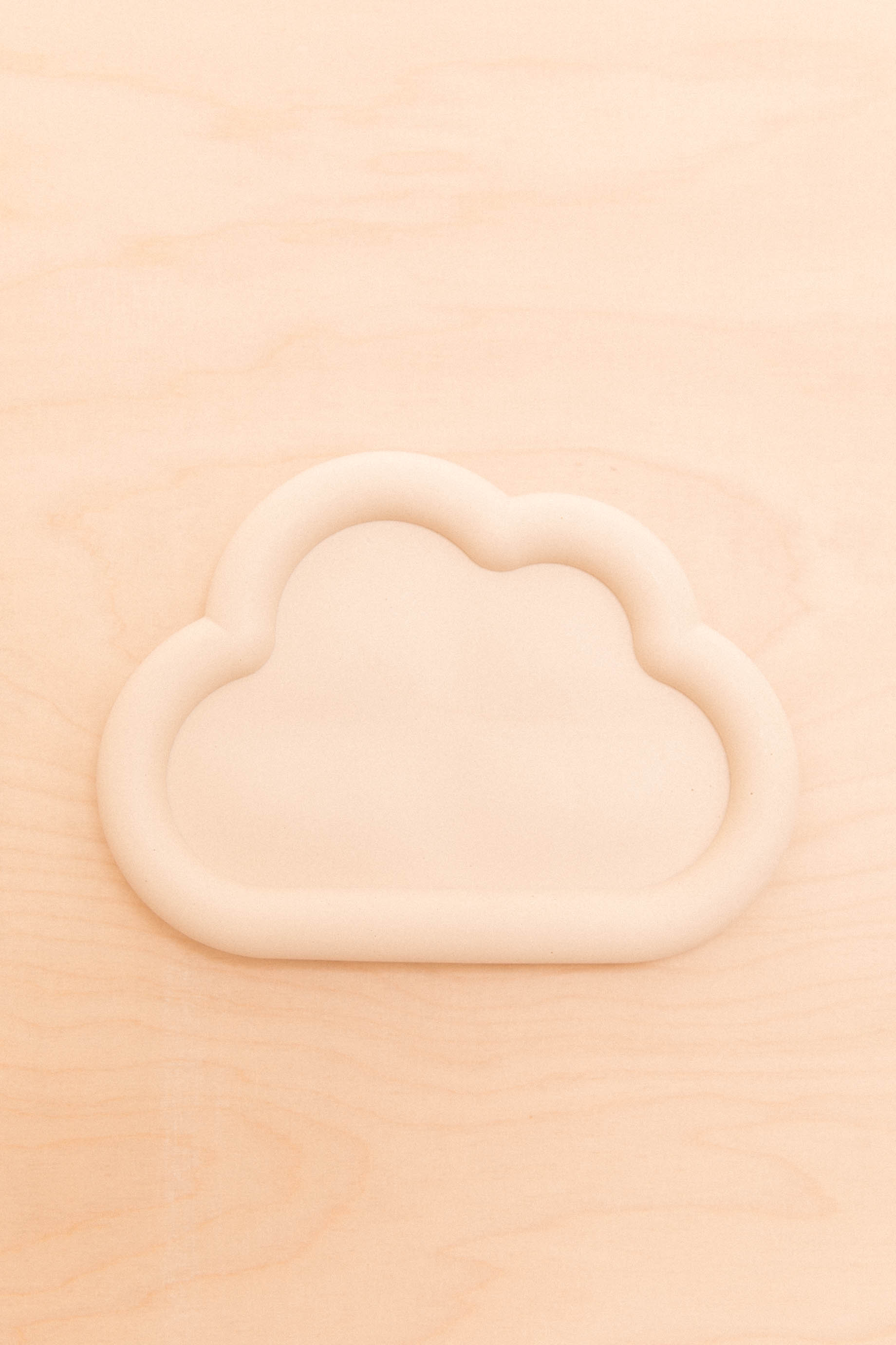 Oval shape pocket in jesmonite