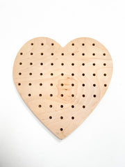 Pegboard Heart Large Imperfect 2