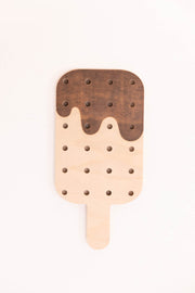 Prototype ice pegboard