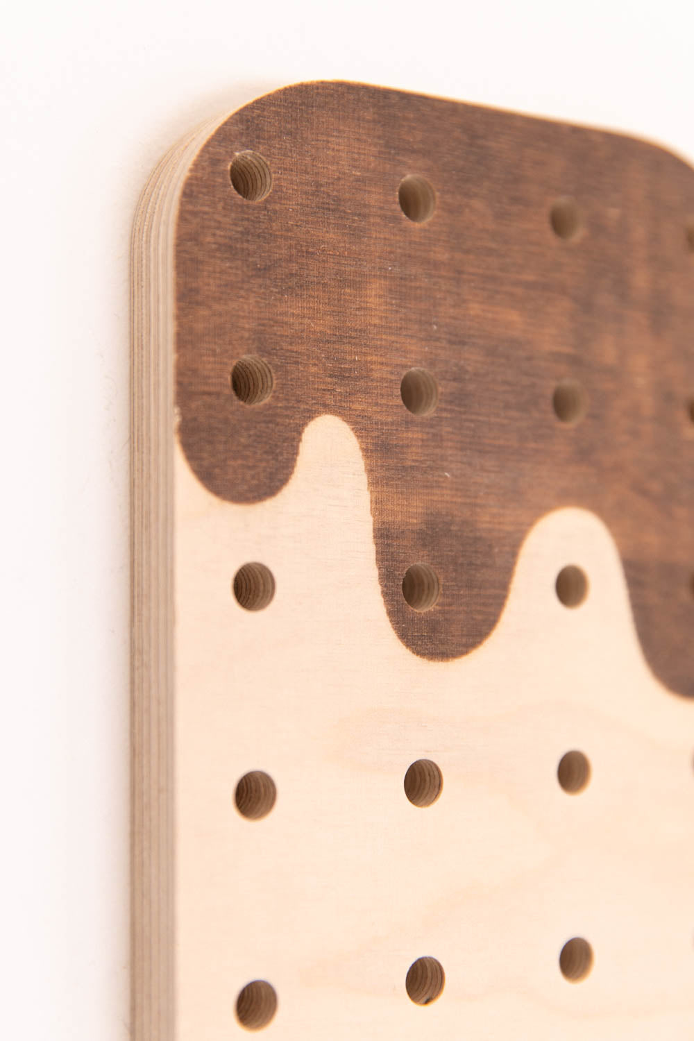 Prototype ice pegboard