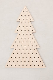 Imperfect fir pegboard