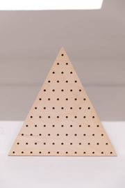 Large imperfect triangle pegboard