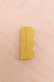 Imperfect colorful wavy furniture knob