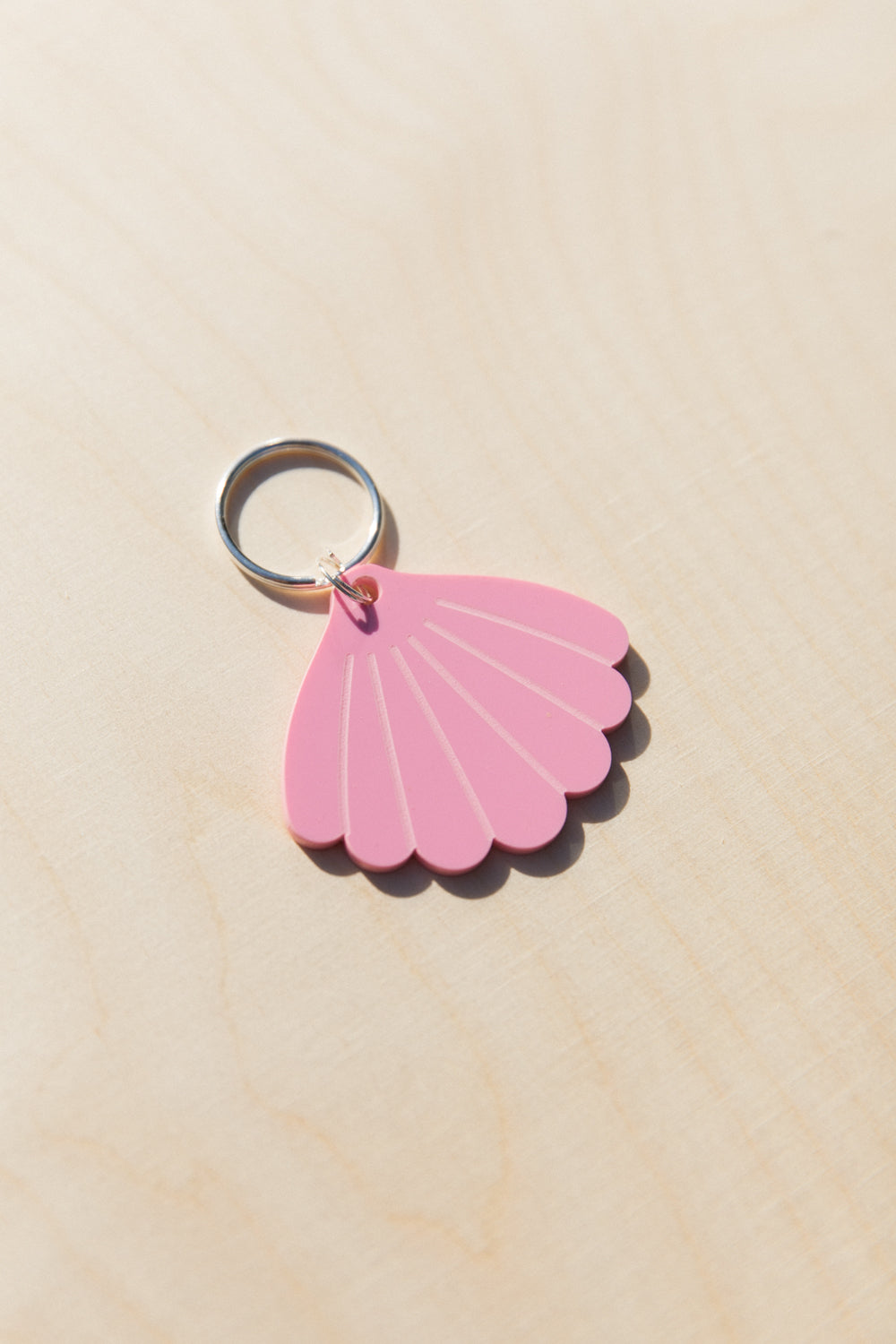 Pastel Shell Keychain