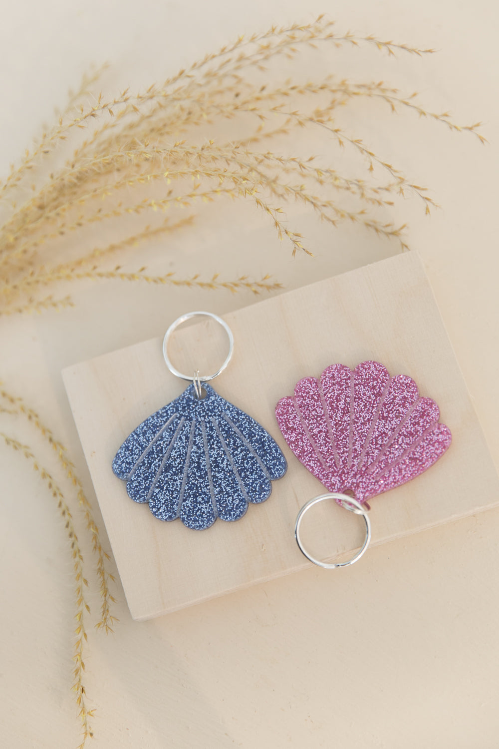 Porte-clés coquillage Paillettes