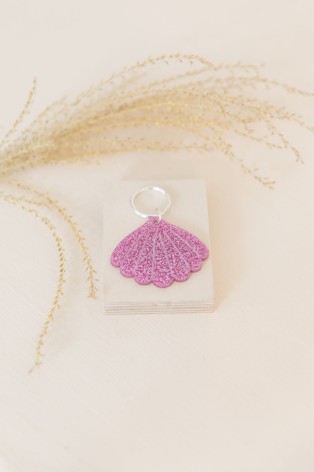 Porte-clés coquillage Paillettes