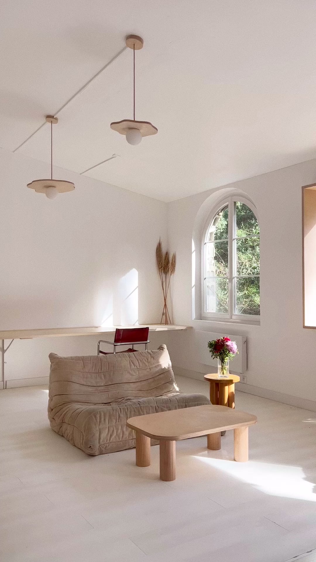 Charger la vidéo : Petite suspension NENUPHAR naturelle