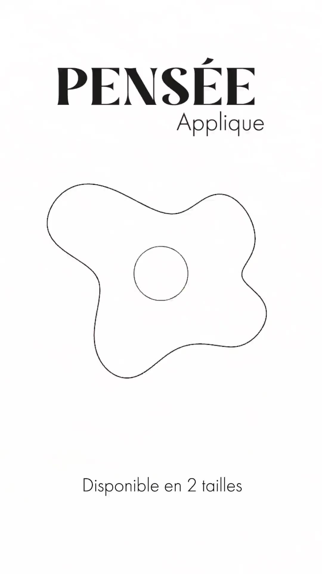 Charger la vidéo : Applique murale PENSÉE naturelle