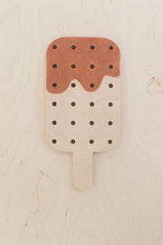 Imperfect ice pegboard