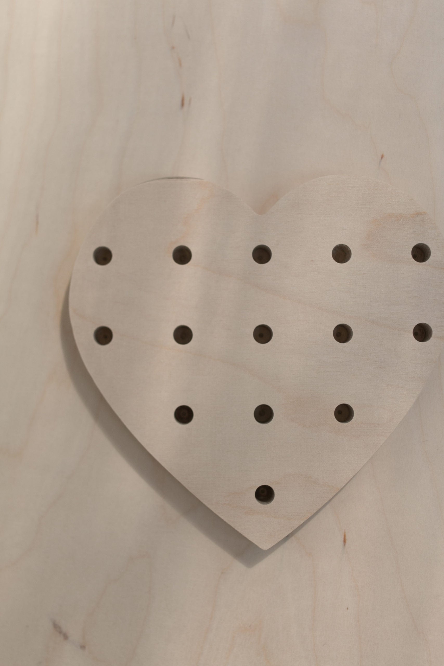 Pegboard little imperfect heart bis