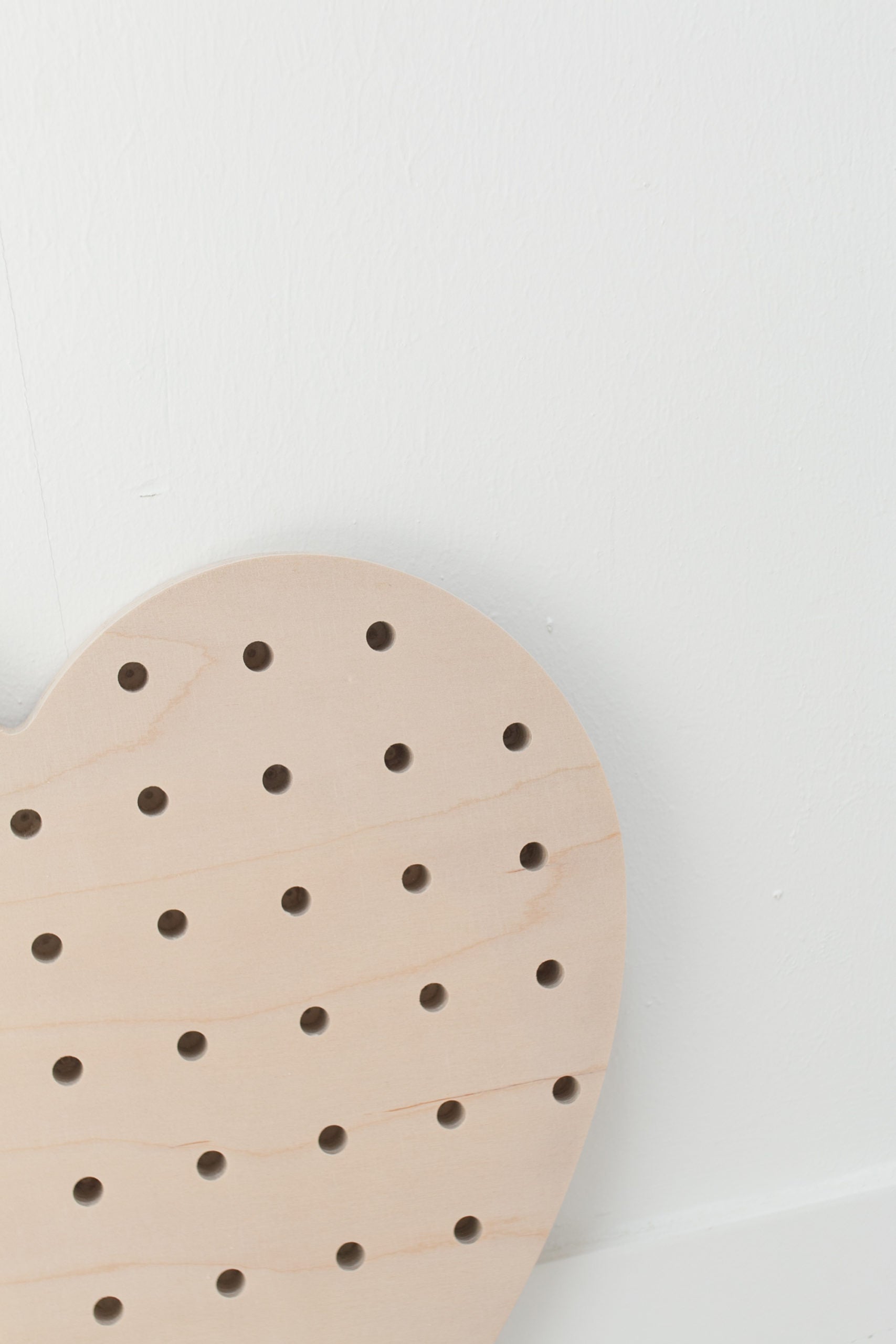 Large Imperfect Heart Pegboard
