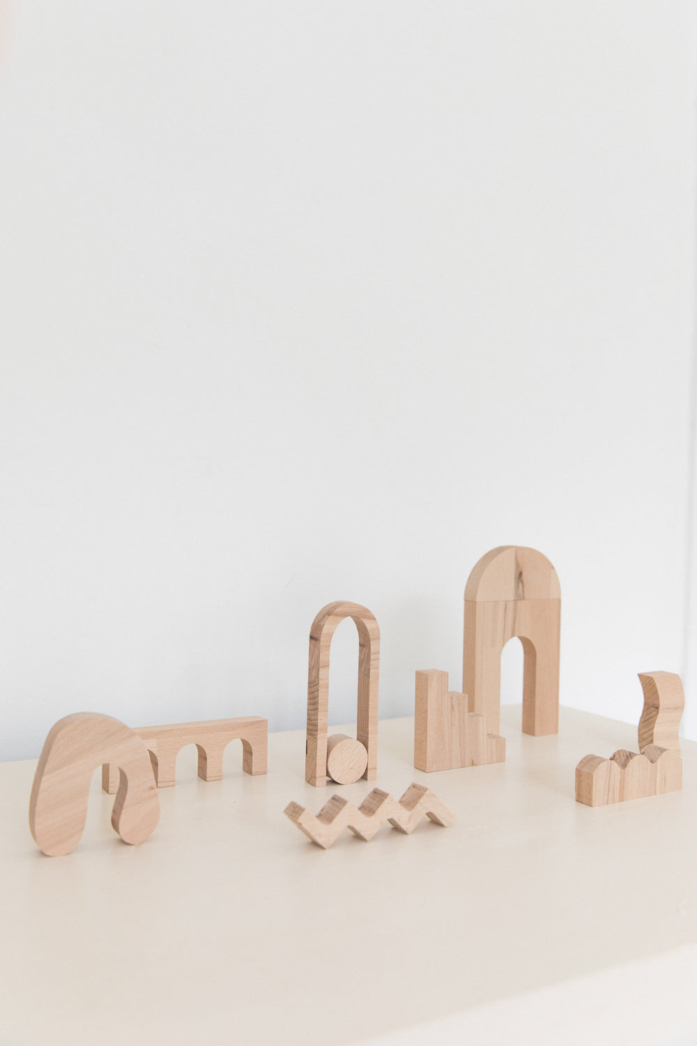 Set en bois de hêtre ARCHI