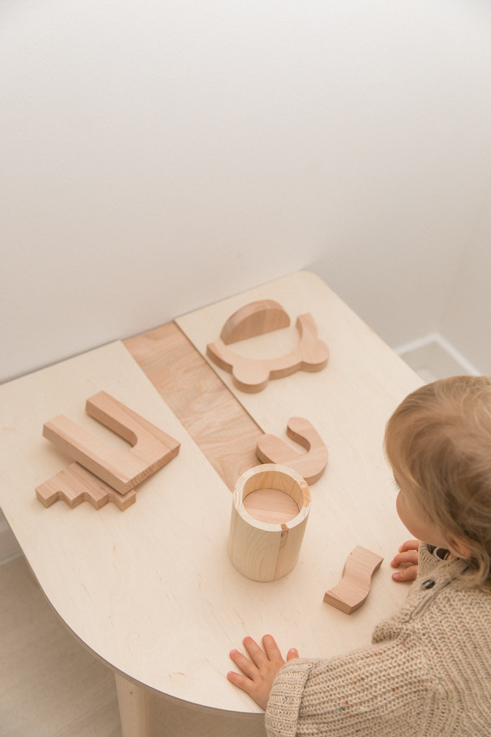 Set en bois de hêtre OURSON