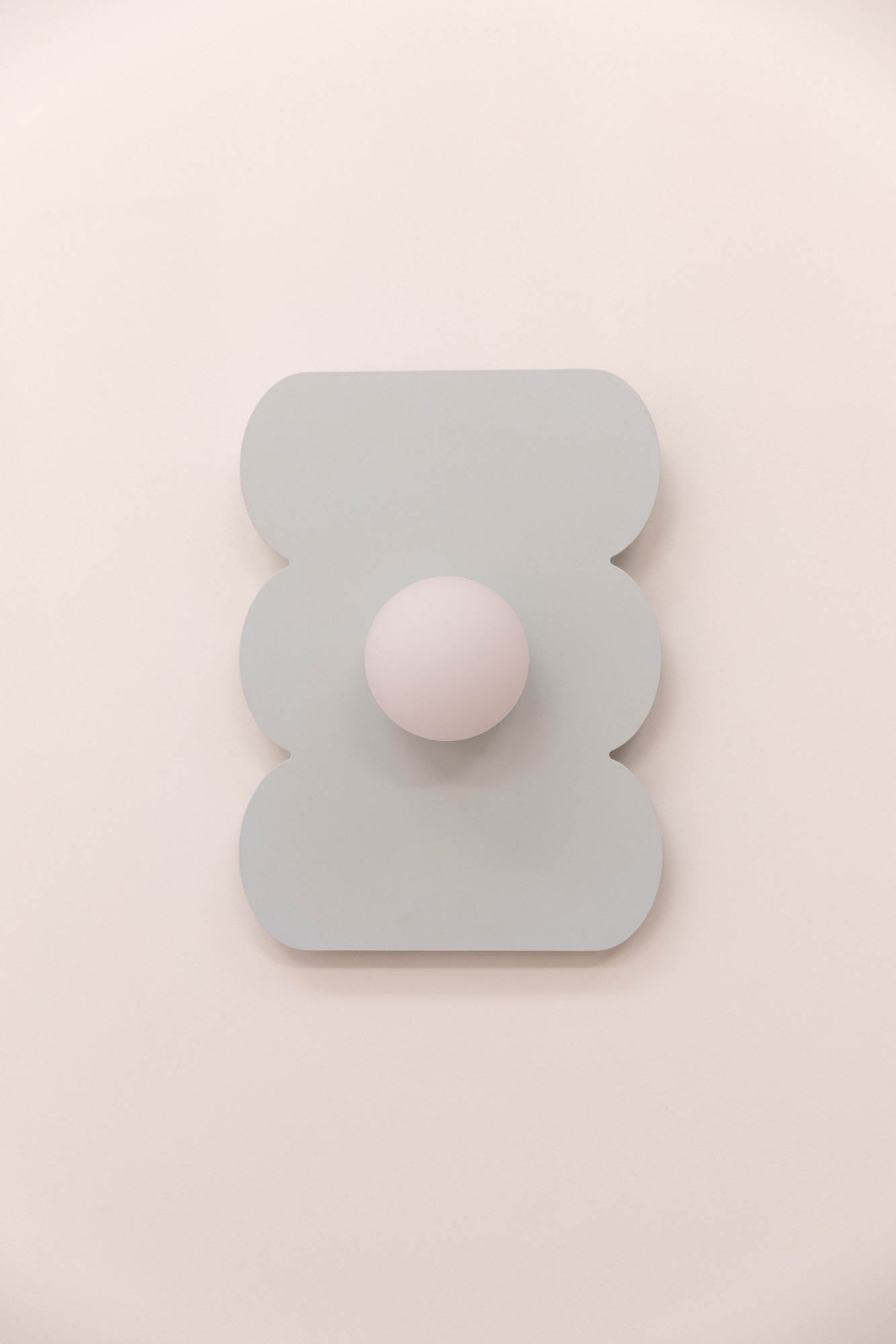 Grande applique murale BUBBLE bleu imparfaite