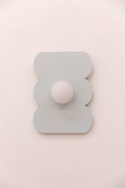 Grande applique murale BUBBLE bleu imparfaite