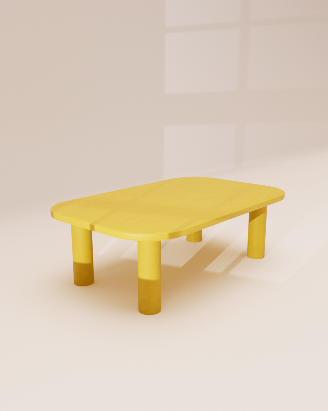 Large colorful SEQUOIA coffee table