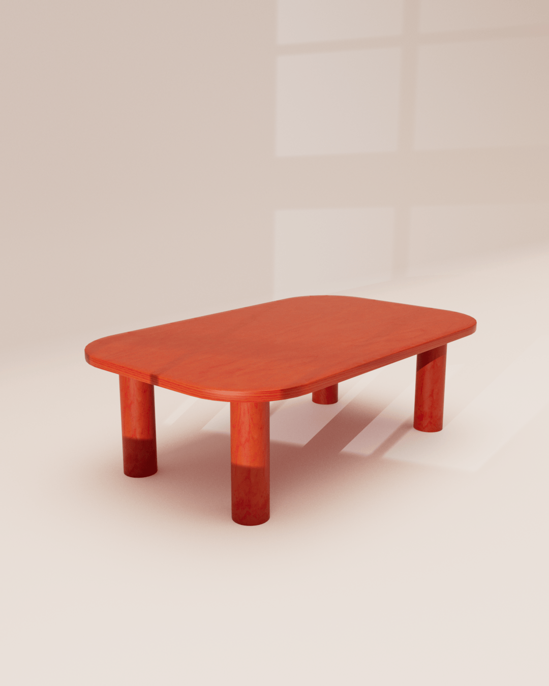 Large colorful SEQUOIA coffee table