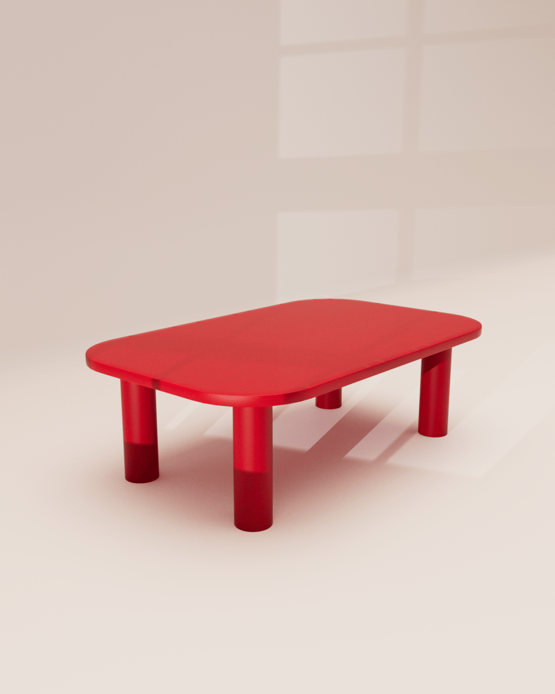 Large colorful SEQUOIA coffee table