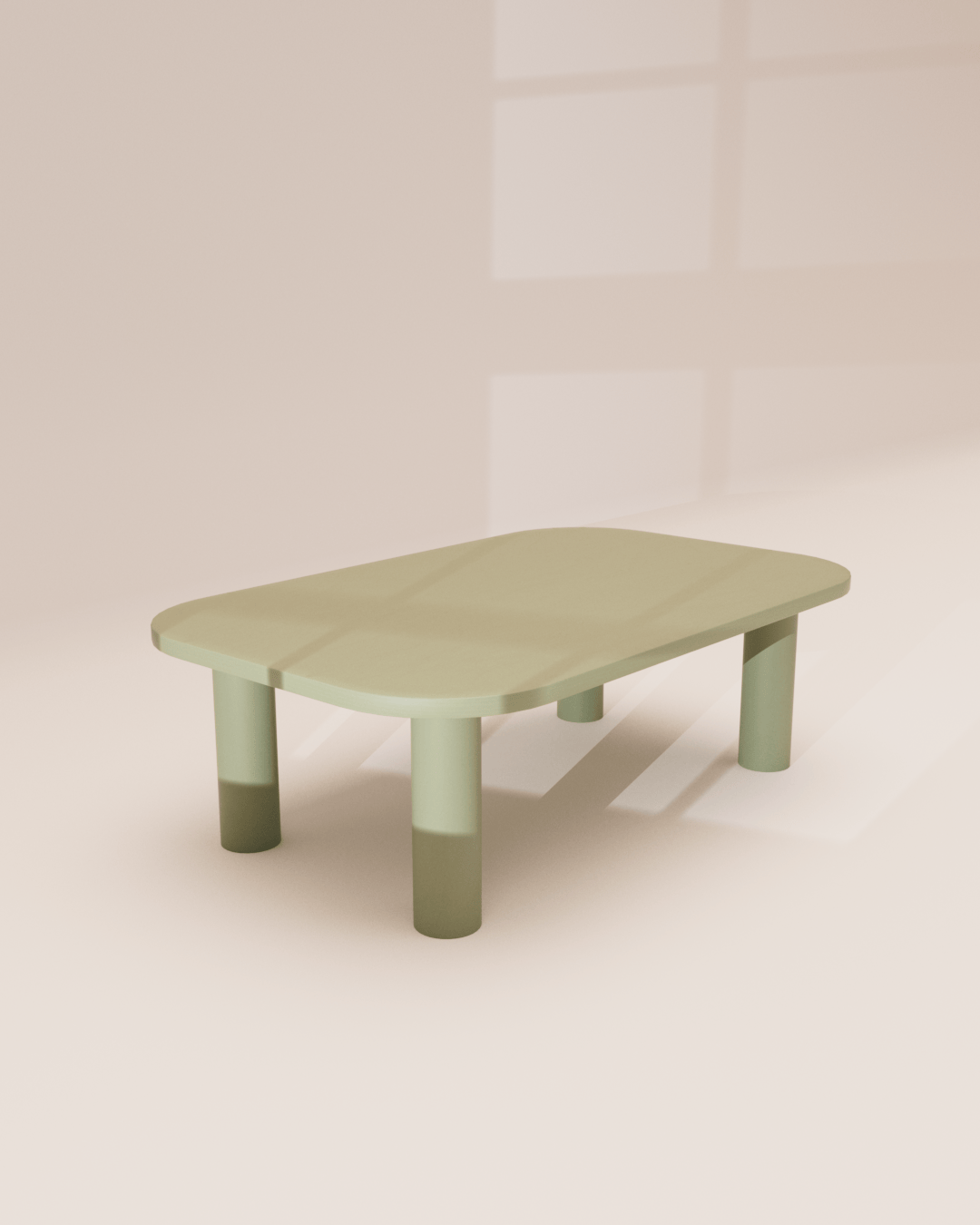 Large colorful SEQUOIA coffee table