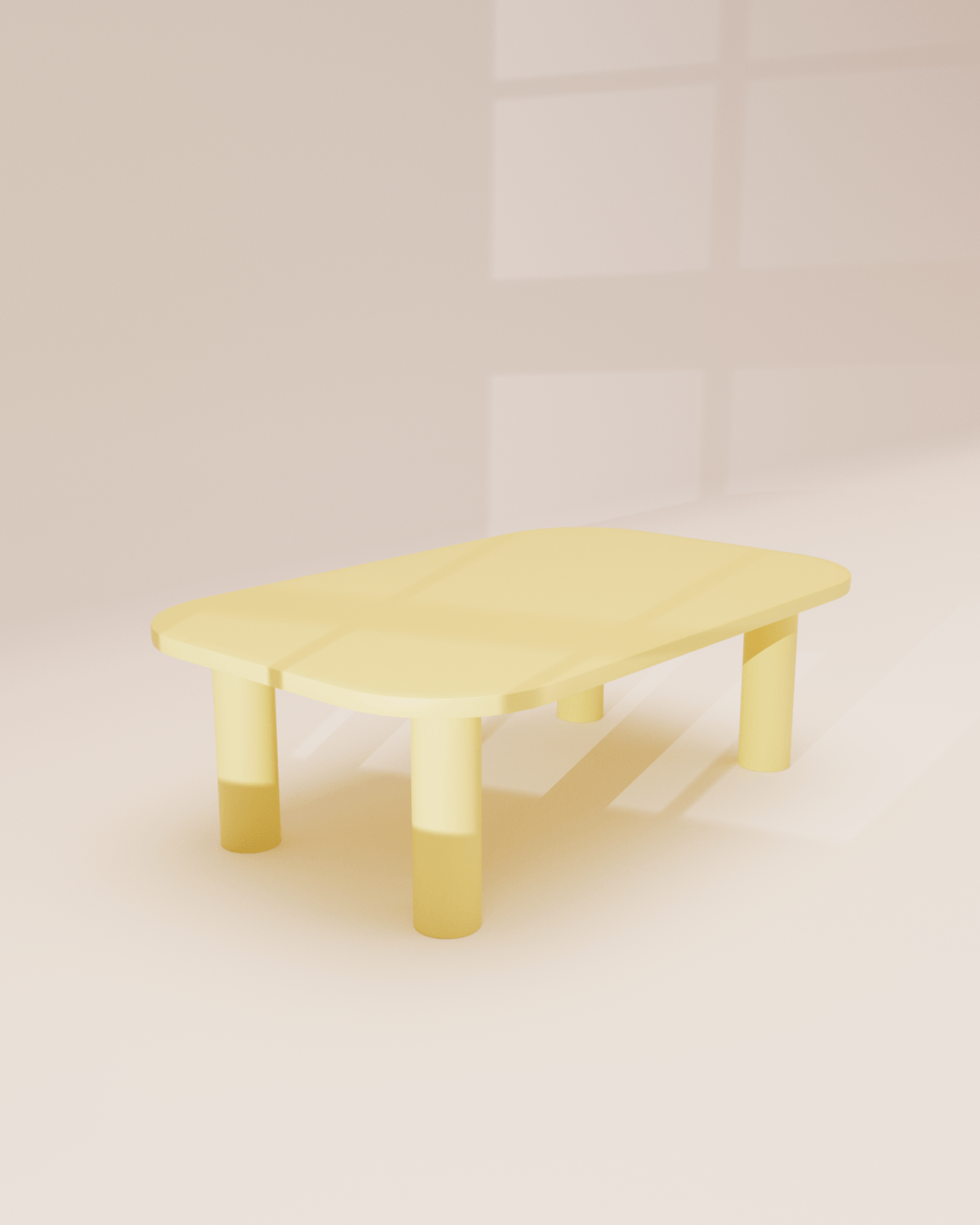 Large colorful SEQUOIA coffee table