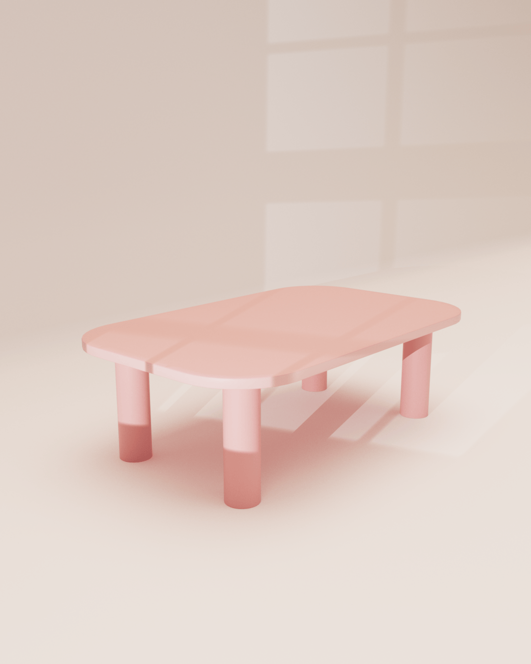 Large colorful SEQUOIA coffee table