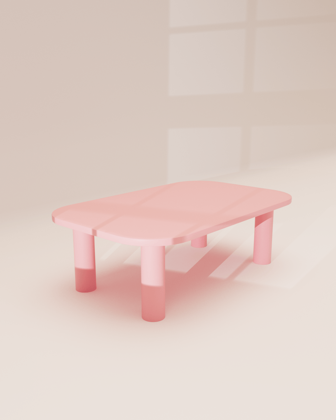 Large colorful SEQUOIA coffee table