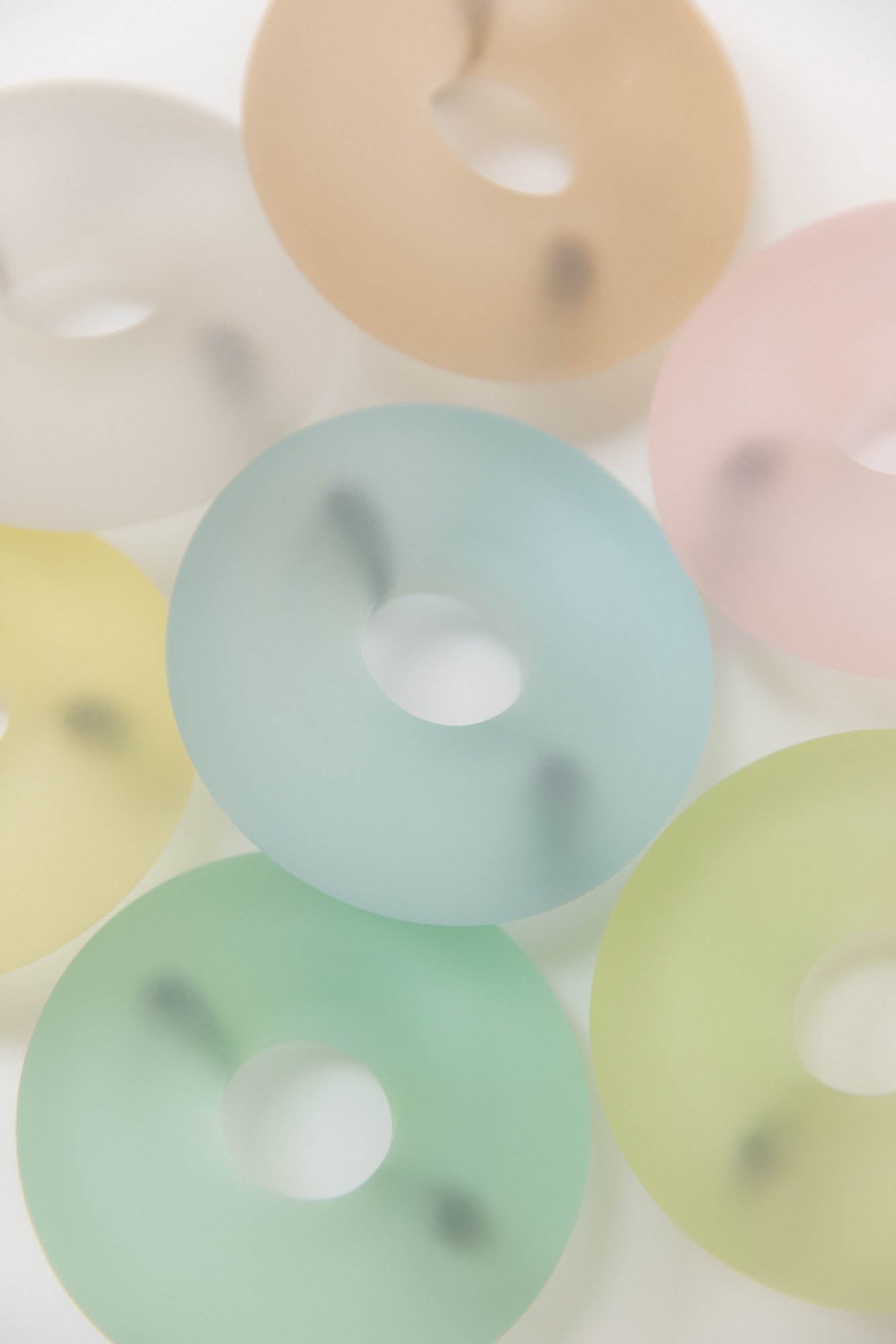 Poignées forme Donuts en résine