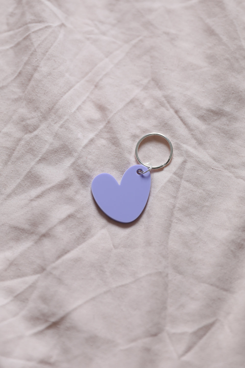 Porte-clés Coeur Pastel