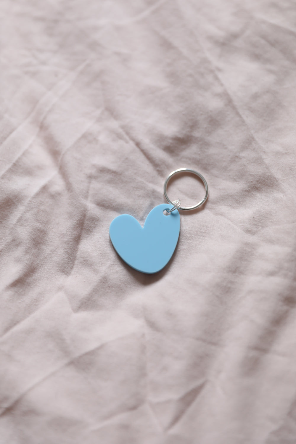 Porte-clés Coeur Pastel