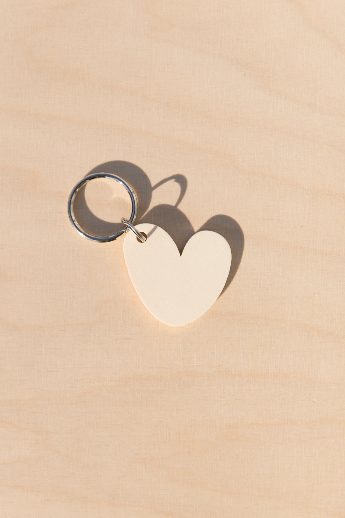 Porte clés Coeur Bioplastique