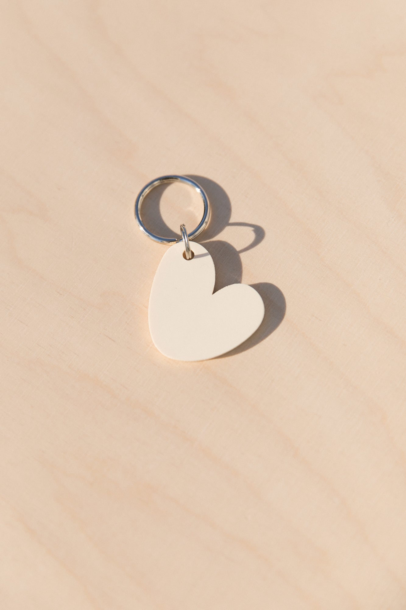 Porte clés Coeur Bioplastique