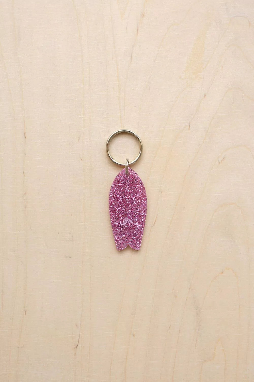 Porte-clés Surf motif vague Paillettes
