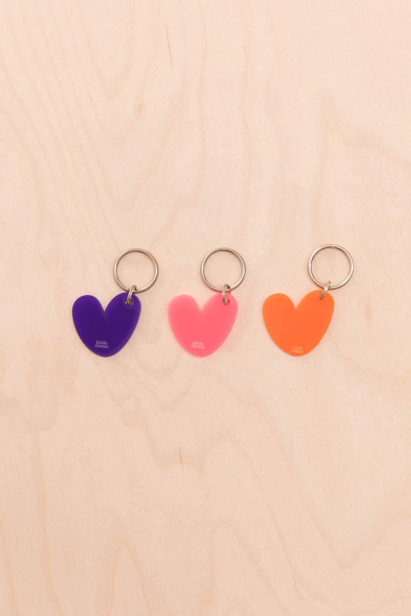 Porte-clés Coeur Néon