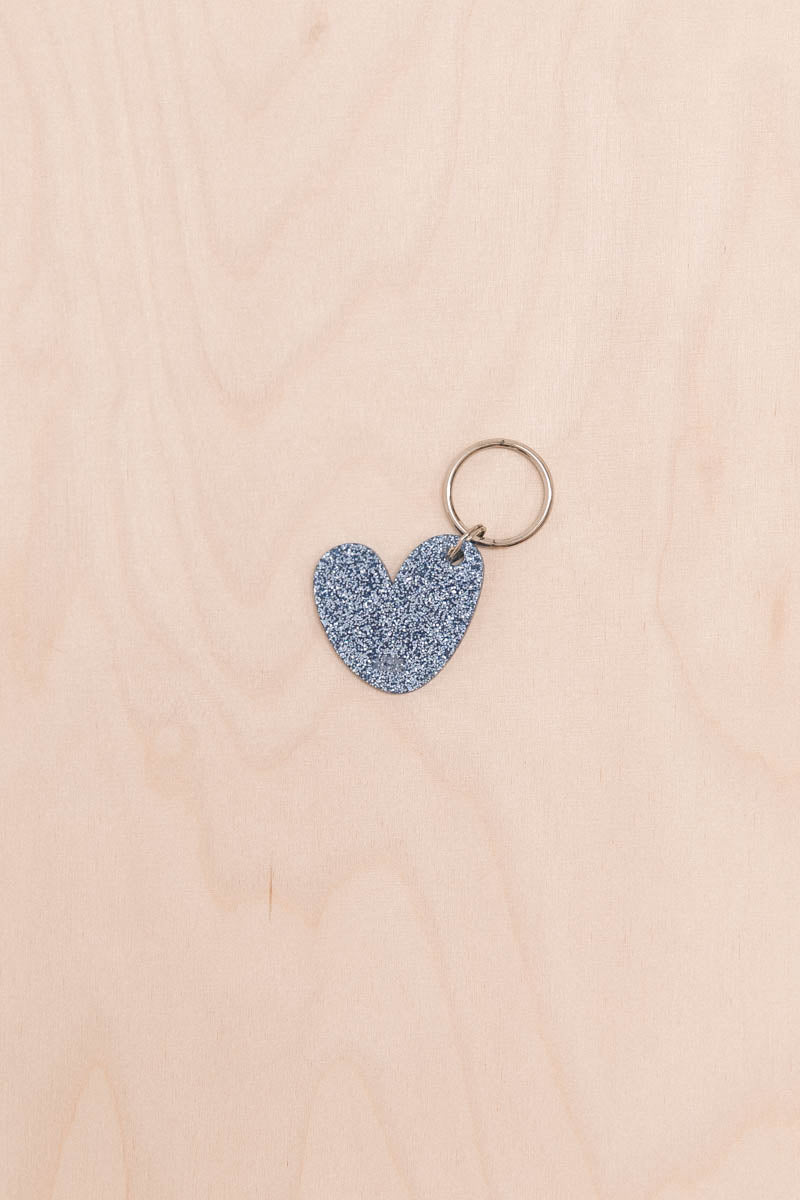 Porte-clés Coeur Paillettes