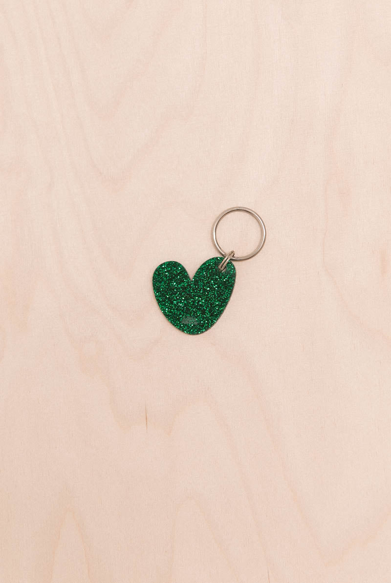 Porte-clés Coeur Paillettes