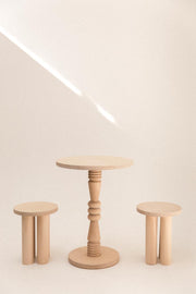 Table Bistrot TOTEM Bois naturel – modèle d’exposition