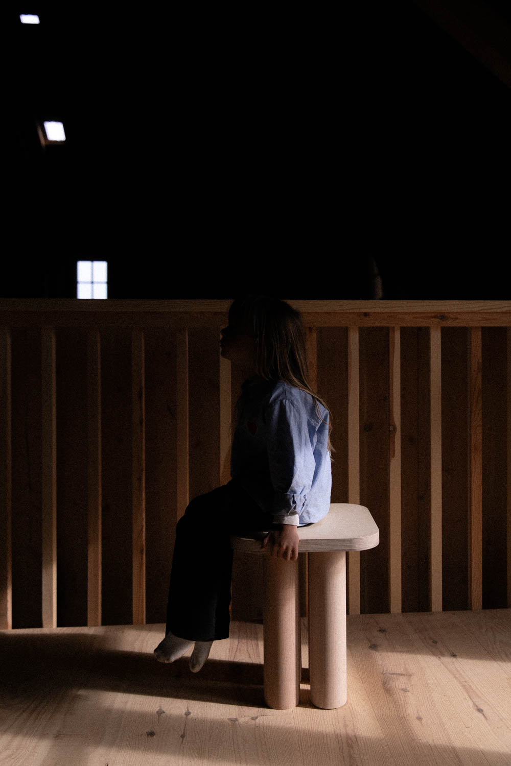 Tabouret NORI naturel
