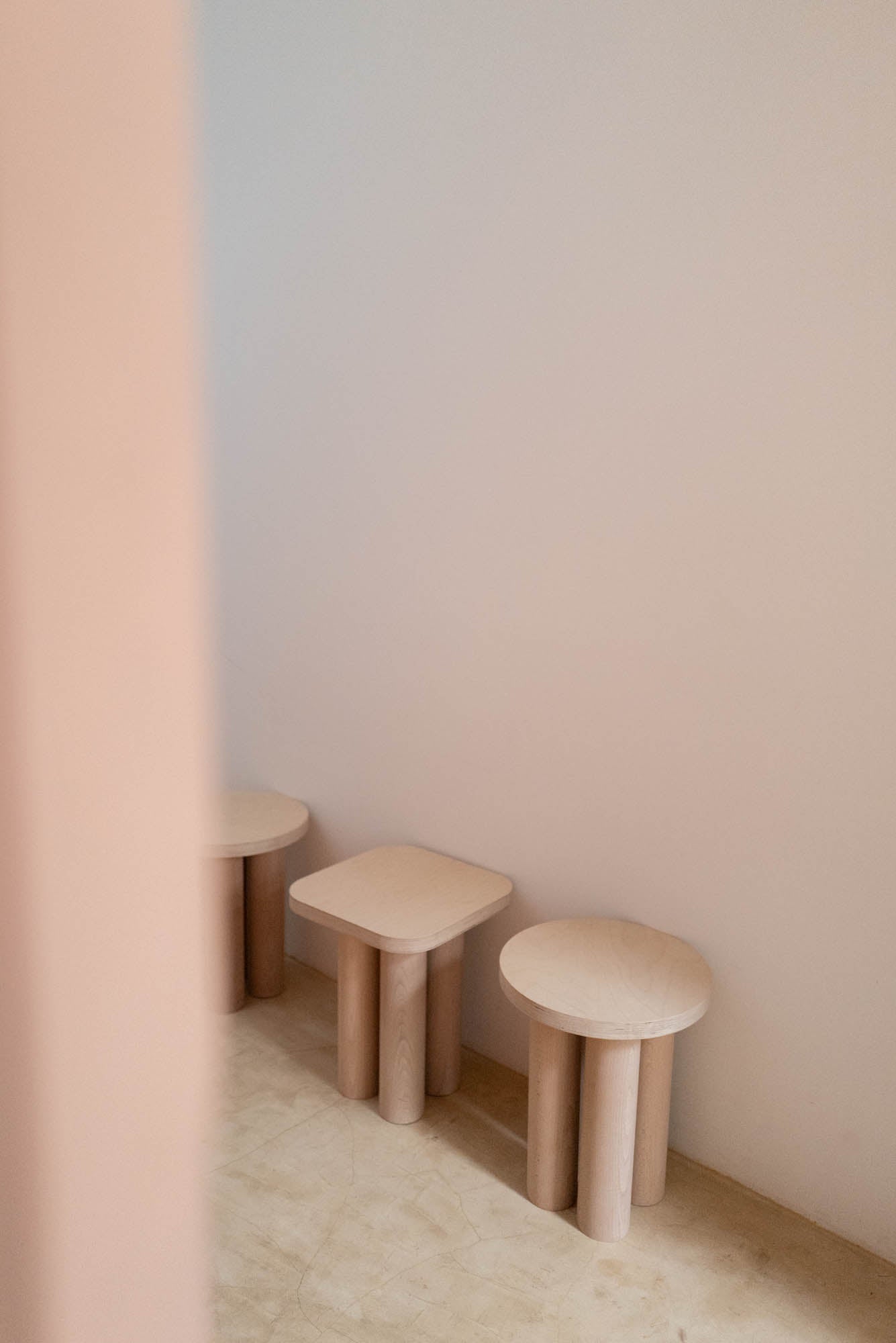 Tabouret NORI naturel