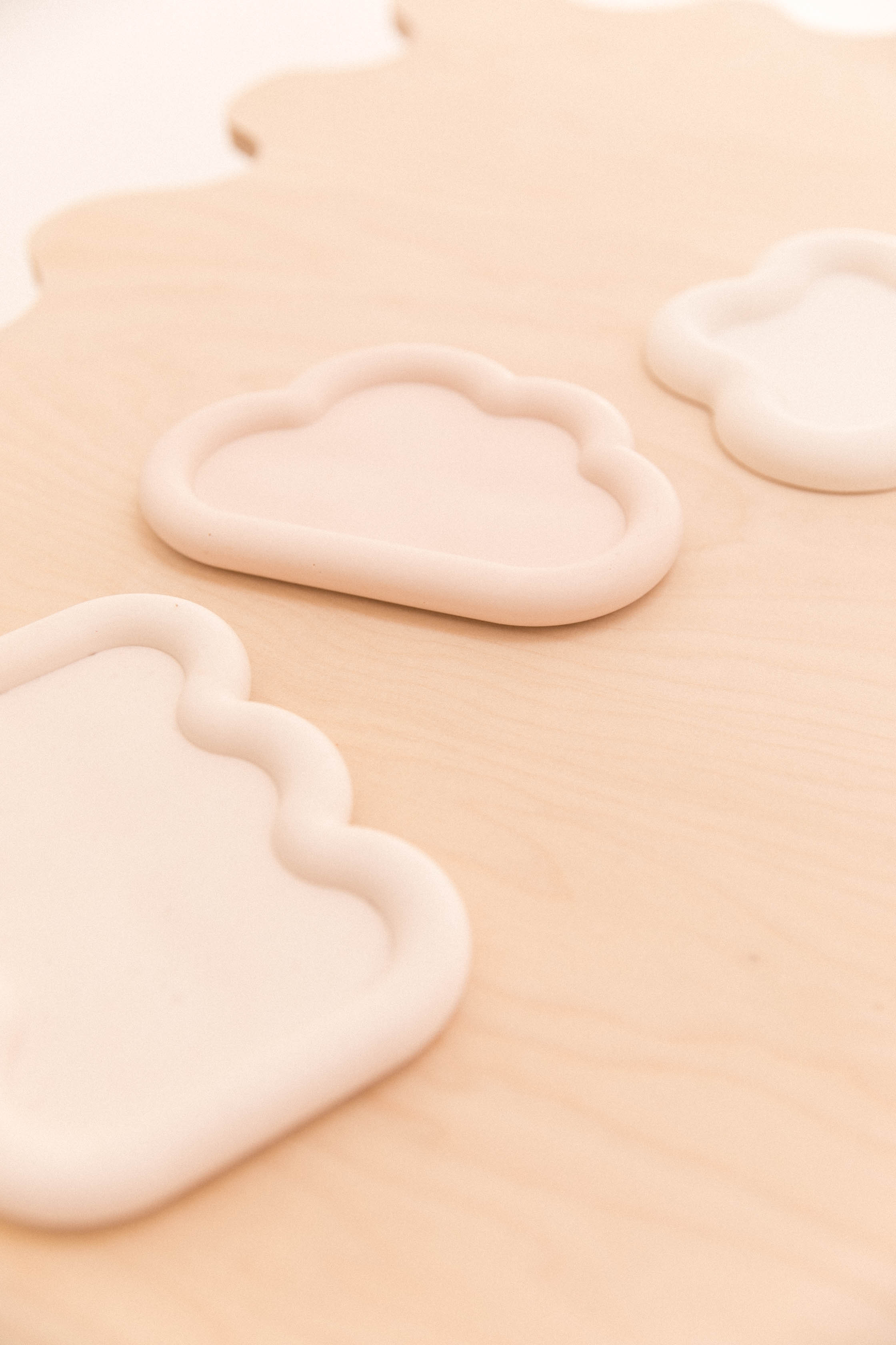 Vide poche nuage en jesmonite